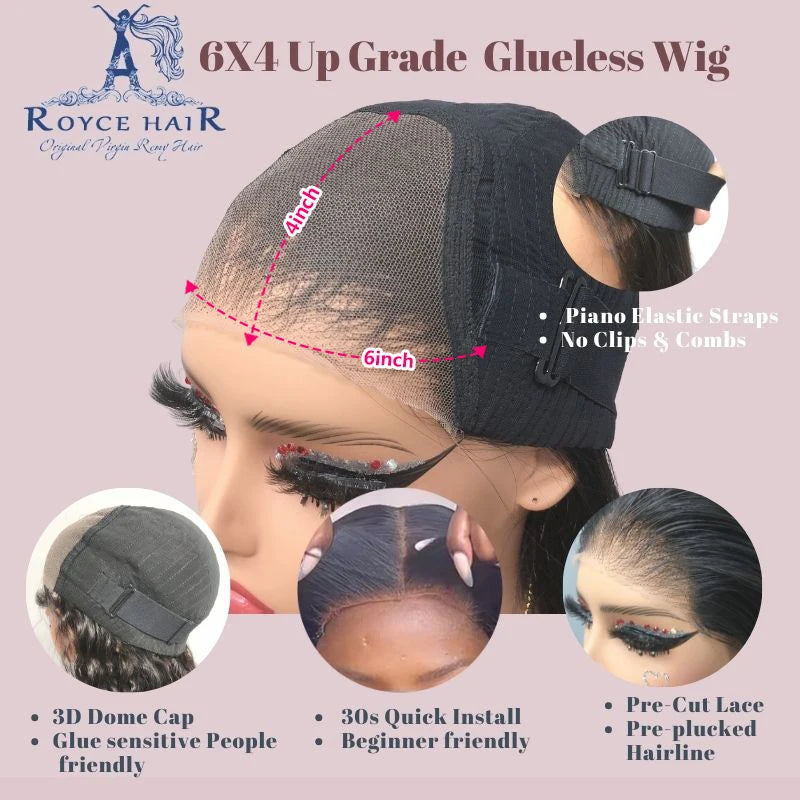 Water Wave Lace Front Wig — Raw Indian Human Hair