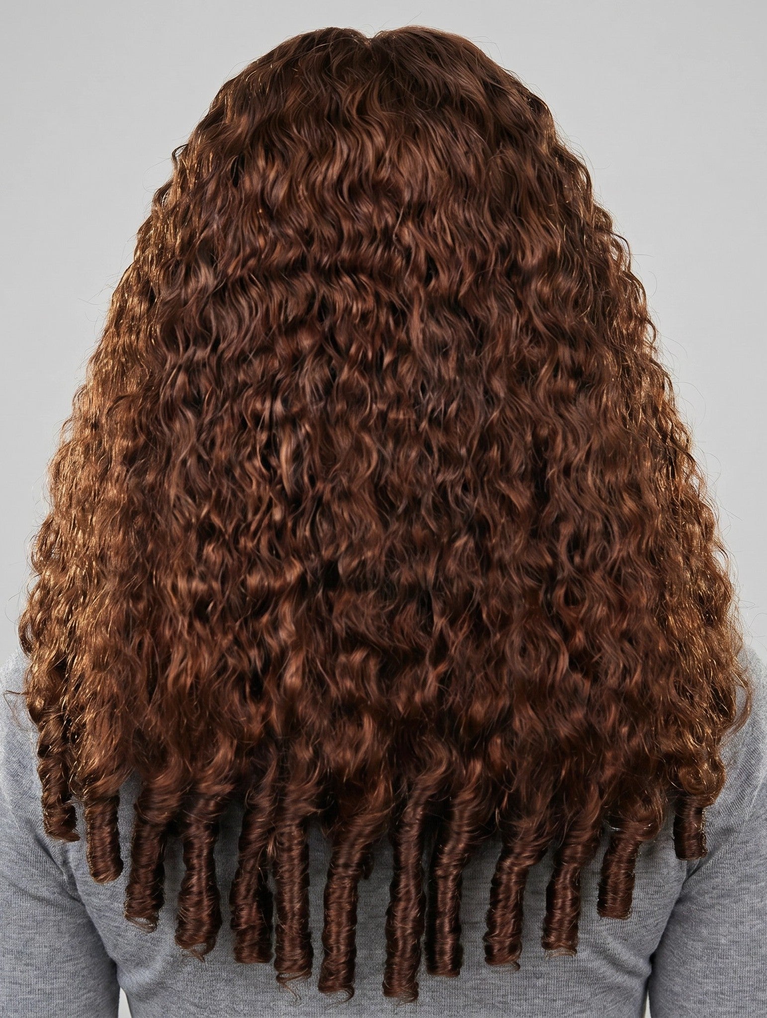 Novaé 13x6 Burmese Curly Glueless Wig — Chocolate Brown - Full HD Lace Front, Wear & Go with Invisible Drawstring